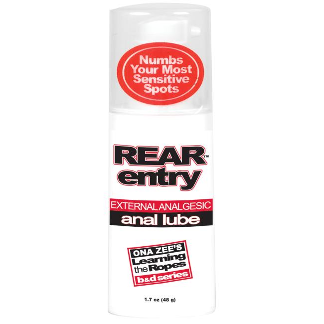 Rear Entry - Anal Lube - External Analgesic - 1.7 oz.