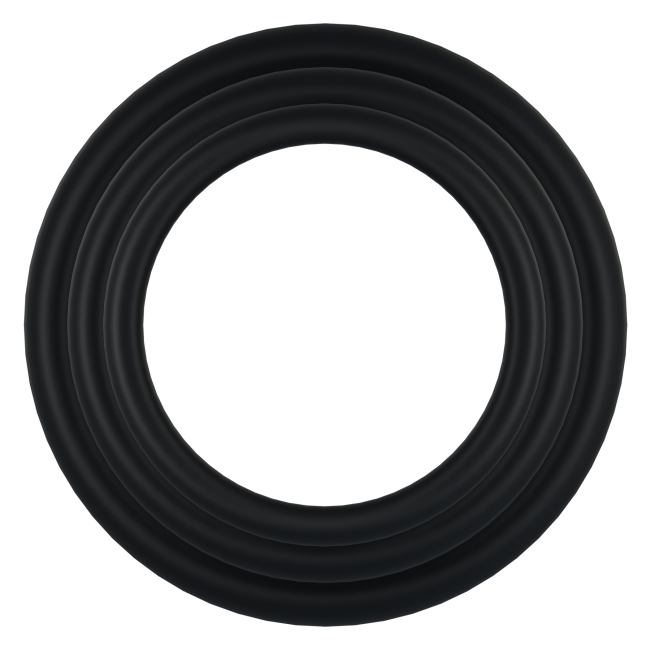 Rock Solid Tri-Pack Rubber Gasket