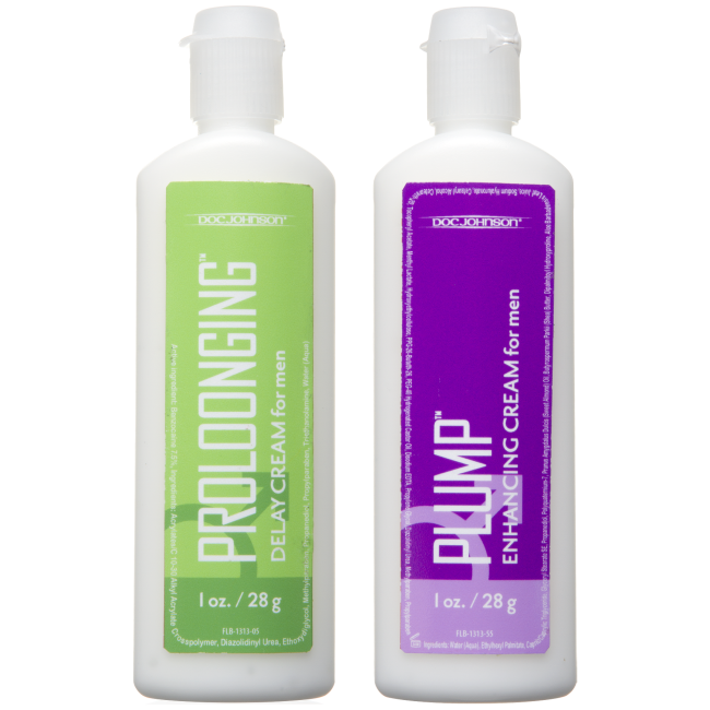 Intimate Enhancements Prolonging + Plump - For Men - 2 Pack