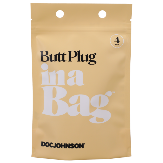 Butt Plug In A Bag - 4 inch