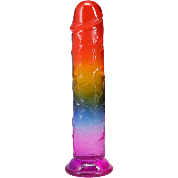 Crystal Jellies Rainbow Dong - 8.5 Inch