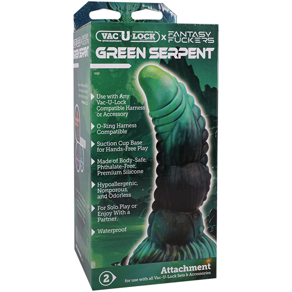 Vac-U-Lock x Fantasy Fuckers - Green Serpent
