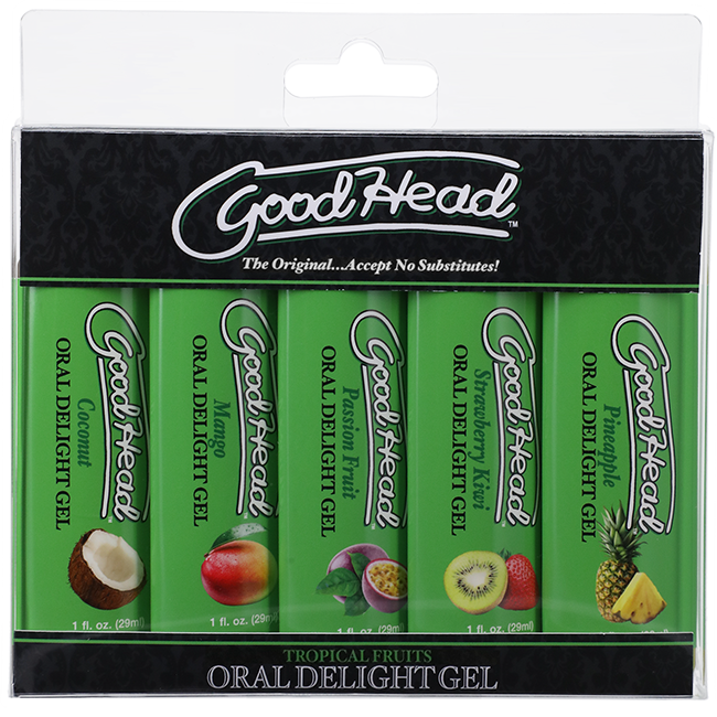 GoodHead Oral Delight Gel Tropical Fruits - 5 Pack