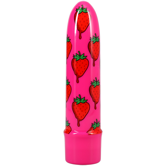 GoodHead Buzz Buddies 5 inch Muti-Speed Vibe - Strawberries