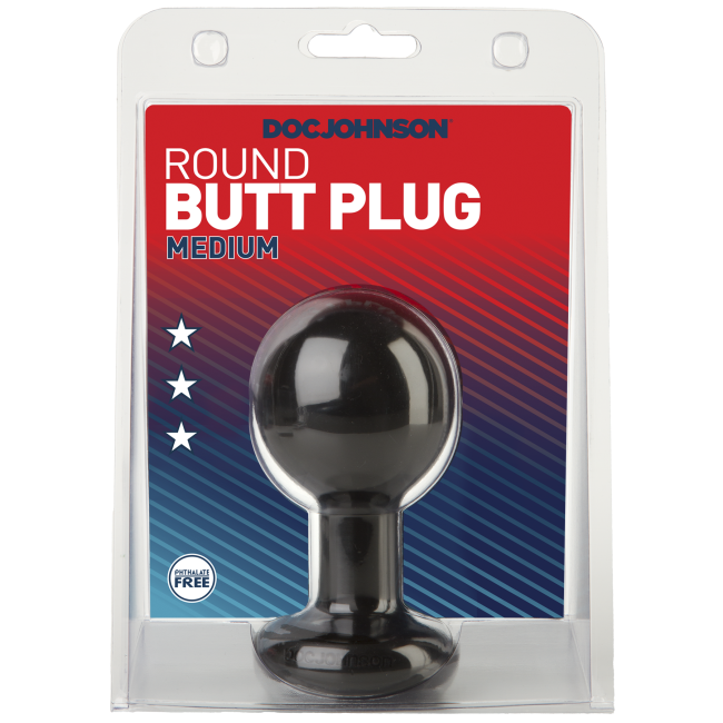 Round Butt Plug - Medium