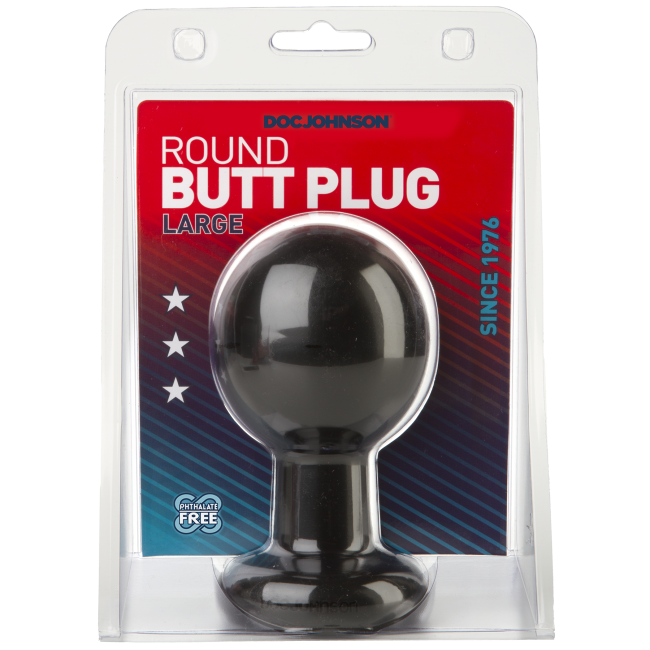 Round Butt Plug - Large